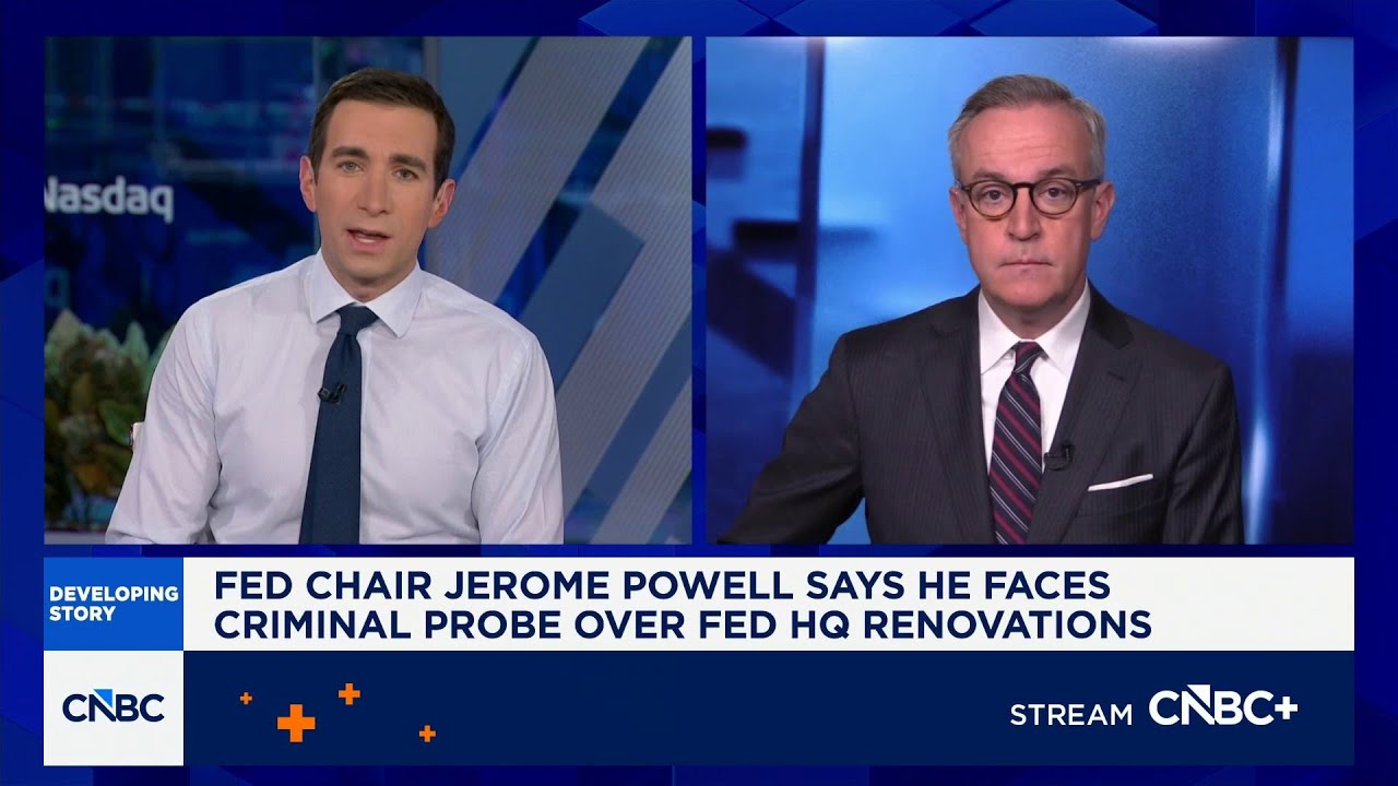 Fed Chair Powell says he faces criminal probe over Fed HQ renovations