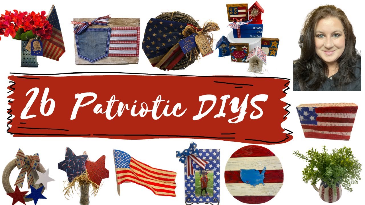 4th of July Decor / Patriotic DIY Crafts / Dollar Tree DIY / Thrift Flips