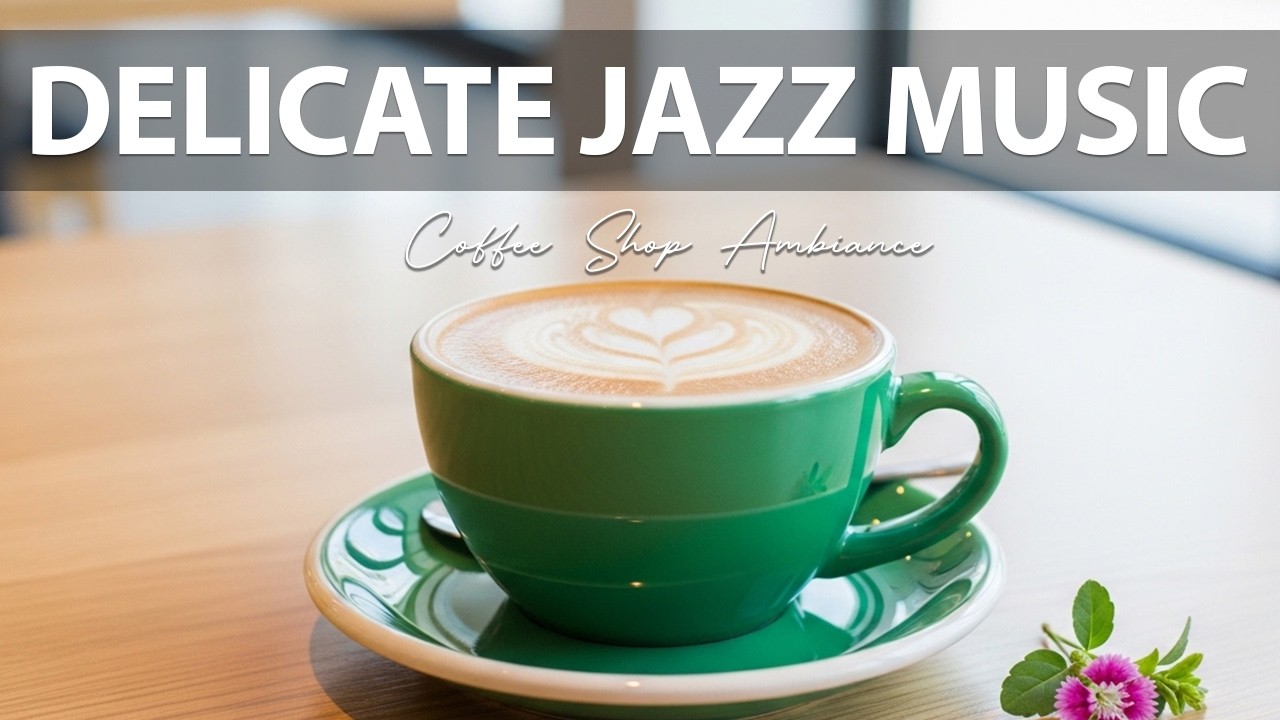 Deliate Jazz Music ☕ Coffee Shop Ambiance & Bossa Nova Piano and Cozy Cafe Vibes for Study & Relax