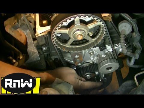 Honda Civic 1.7L SOHC Timing Belt, Tensioner, Water Pump Replacement Part 4