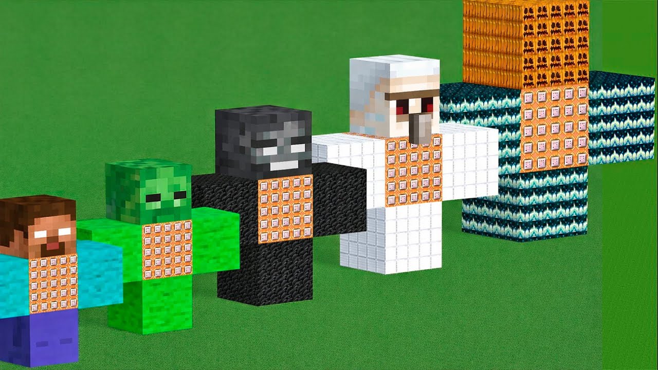 ALL TITANS PHASES in Minecraft