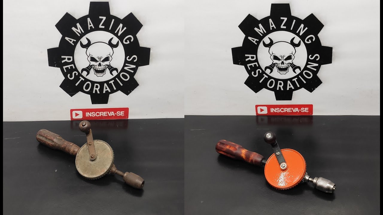 HAND DRILL NO.2500A - MILLERS FALLS TOOLS - AMAZING RESTORATION