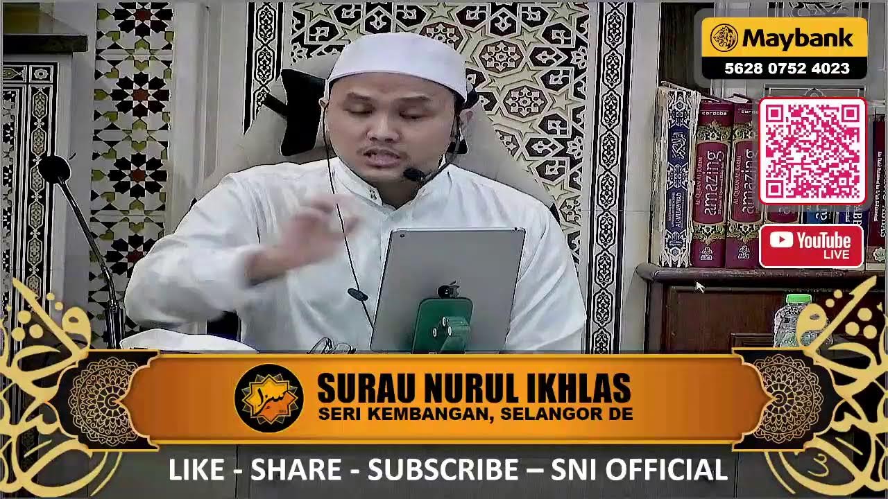 Kuliah Maghrib (30/01/2026) - USTAZ AMIR ASRAF