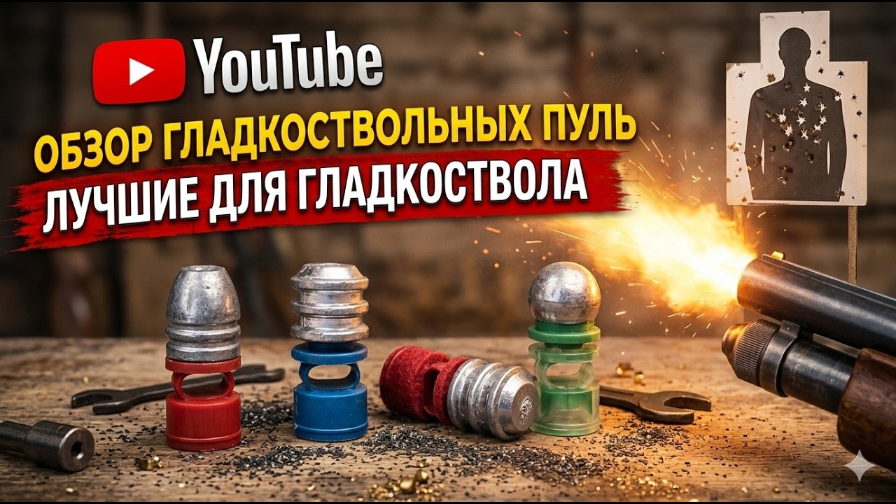 Обзор гладкоствольных пуль