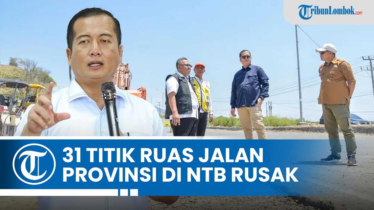 Gubernur Iqbal Buka Opsi Pakai Teknologi Baru Siasati Titik Ruas Jalan Provinsi NTB yang Rusak