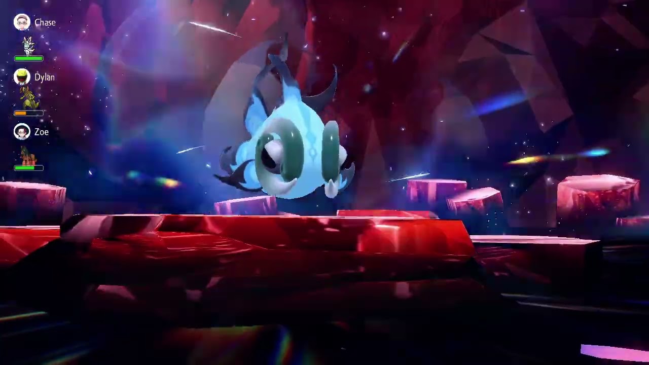 Pokemon Violet - 5* shiny Chi-Yu (1) with Araquanid, Dachsbun, and Milotic