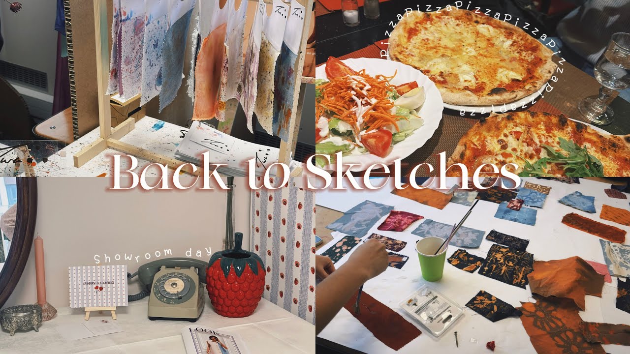 School Vlog | Back to Sketches  | DU HỌC PHÁP 🇫🇷