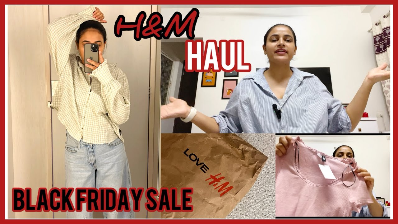 H&M Black Friday Sale Haul | Everything Under 1500/- | Jeans , Top & More 
