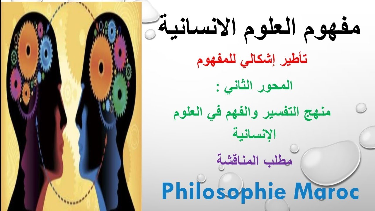 #منهج_التفسير_والفهم_في_العلوم_الانسانية مفهوم العلوم الإنسانية  مطلب المناقشة