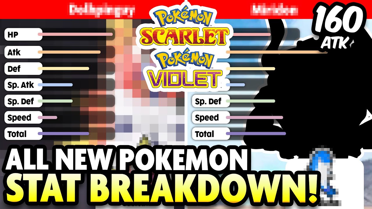 ВСЕ УТЕЧКИ СТАТИСТИКИ! Полный анализ ВСЕХ НОВЫХ ПОКЕМОНОВ в Pokemon Scarlet and Violet!