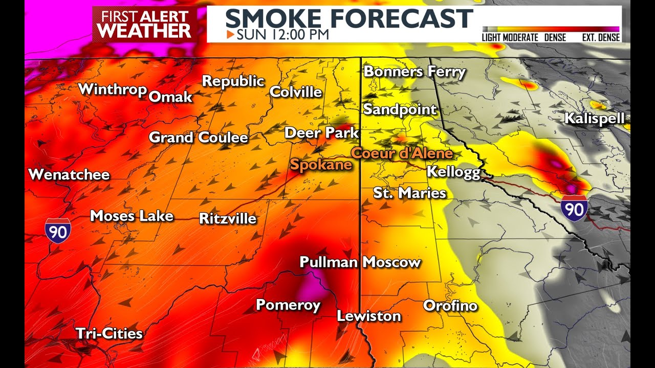 Air Quality ALERT: Thick smoke remains in our area Sunday
