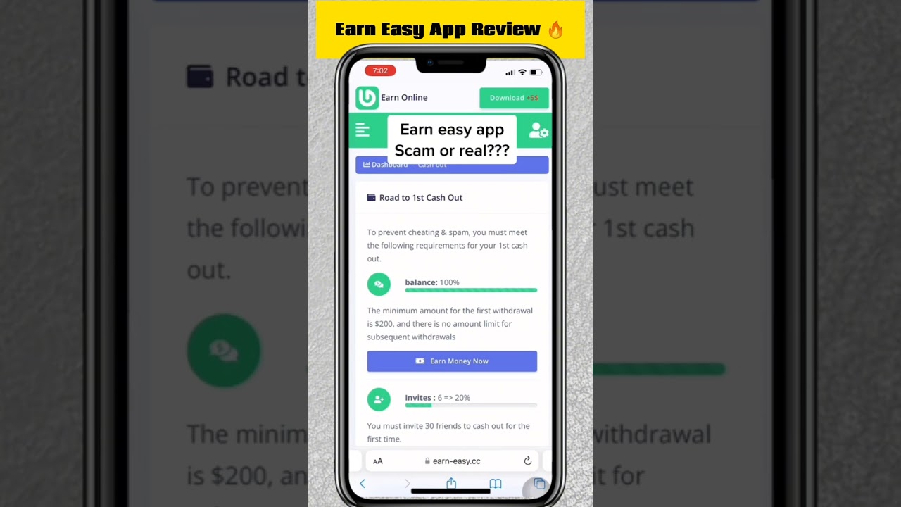 Earn Easy App , scam 🤬 🤬 or real?? #earneasy #fyp #foruyou #LaysEverywhere #sidehustle