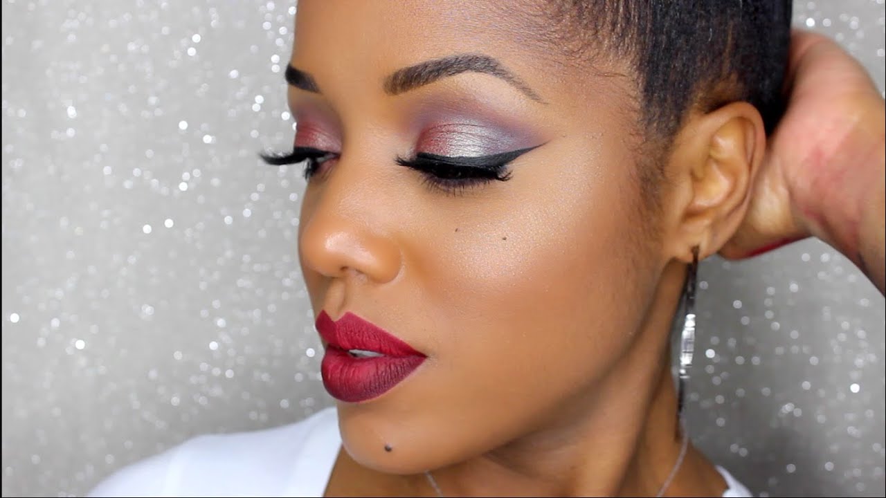 Glam Party Makeup with Ombre Lips | Ellarie