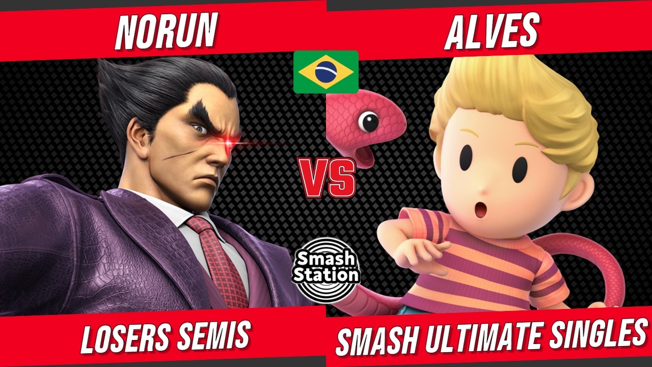 SMASH STATION 115 TOP 4 - Norun (Kazuya) vs. Alves (Lucas) - SSBU BRASIL Smash Ultimate