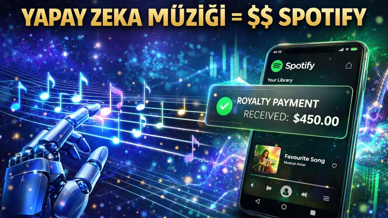 Yaratıcı Olmaya Gerek Yok: AI ile Telifsiz Müzik Yap, Dolar Topla!