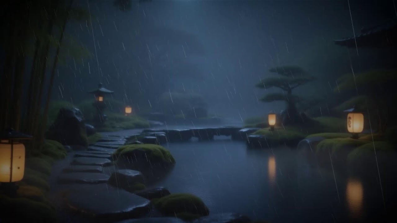 24h Calm and Relaxing Japanese Music and Nature Sounds For Sleep