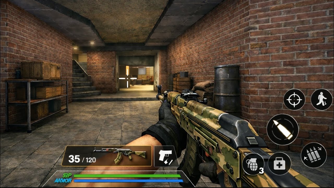 Intense FPS Gameplay with AK-47 | Epic Close-Range Battle 🔥 #22