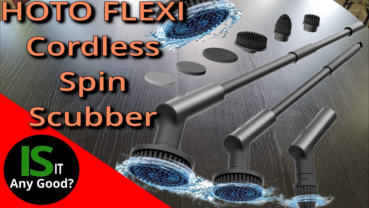 HOTO Flexi: Cordless Spin Scrubber!!!