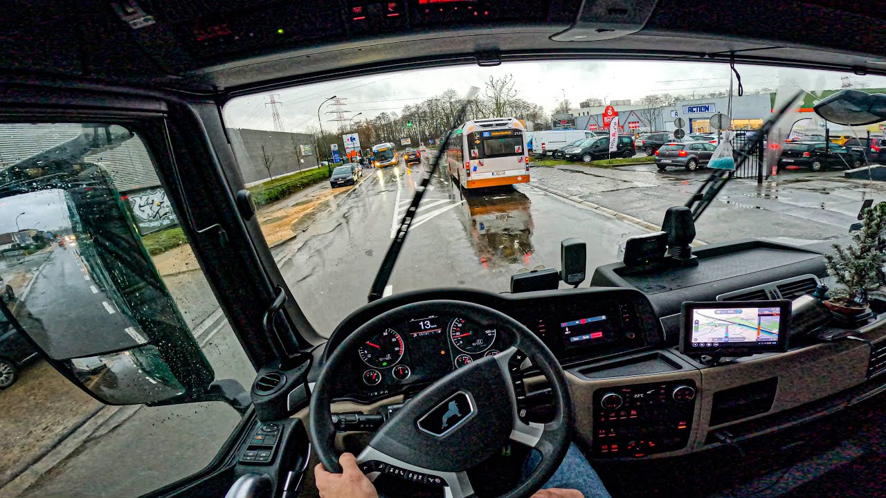 POV Truck Driver in Belgium  #trucks #truck #driver #pov #hgv