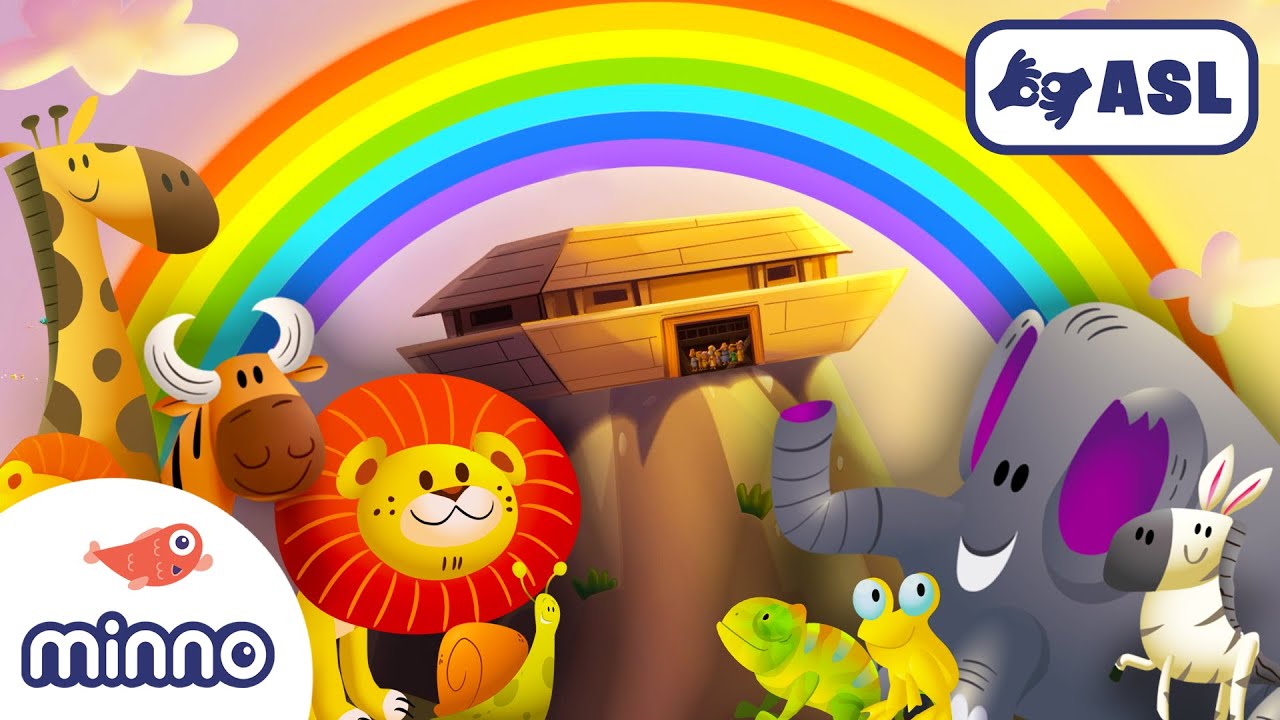 The Story of Noah and the Flood (with ASL) | ASL Bible Stories for Kids