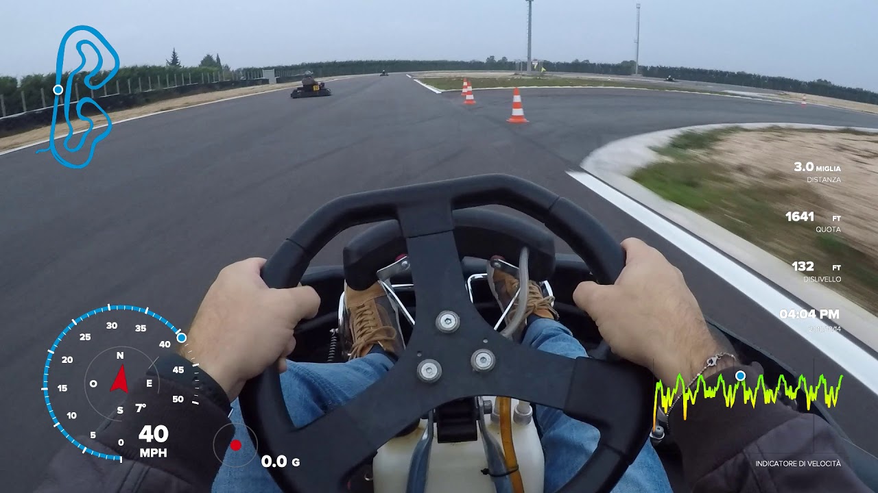 gopro hero - gokart kartodromo della murgia