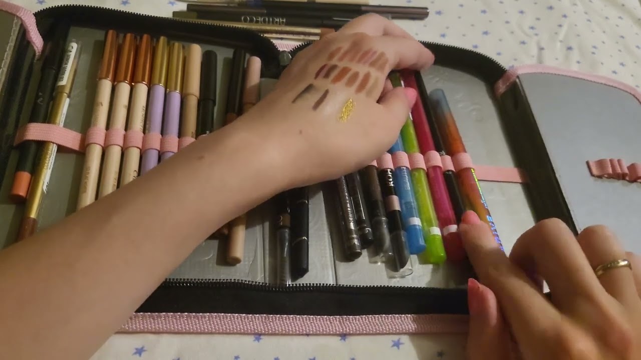 ASMR ОРГАНИЗАЦИЯ И ХРАНЕНИЕ КОСМЕТИКИ |Карандаши для губ и глаз