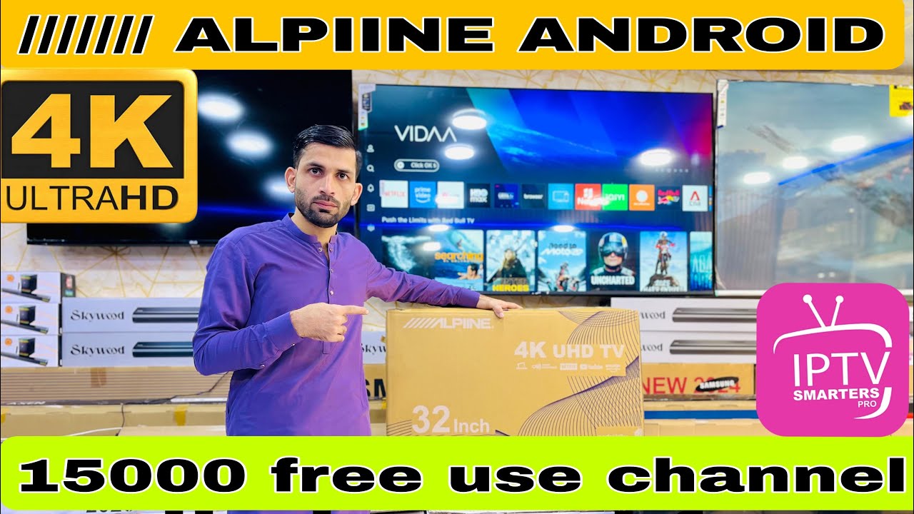 ALPIINE android 32 inch led tv IPs 03402845344 Jackson market Karachi Pakistan 
