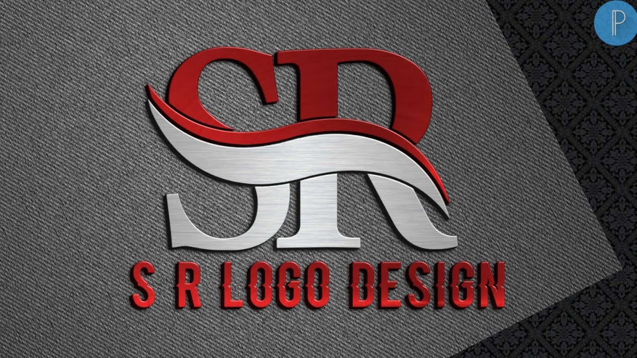 S R Professional Logo Design Tutorial |Pixellab logo design🔥👌