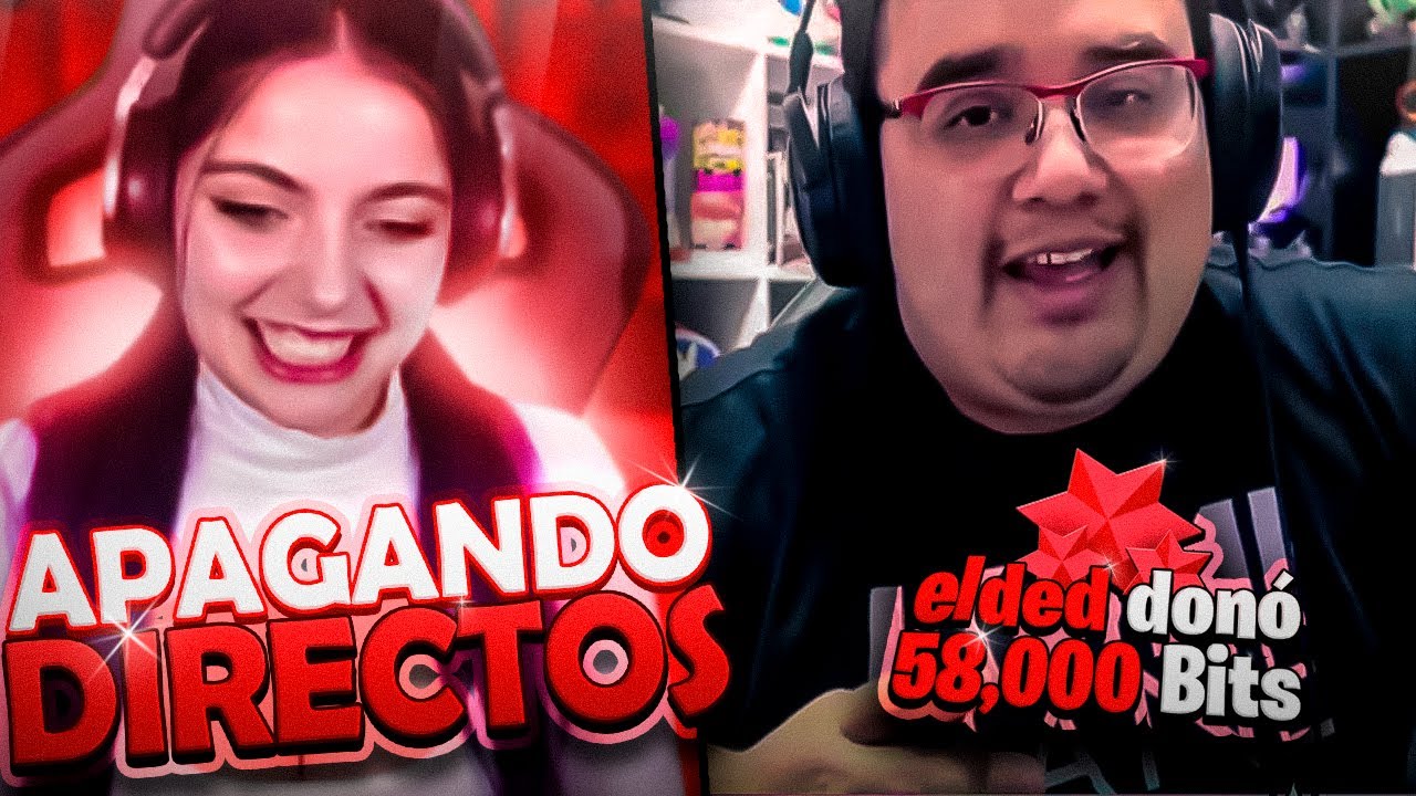MUCHOS BITS 🤑 | GirlOfNox REACCIONA a DED APAGANDO DIRECTOS