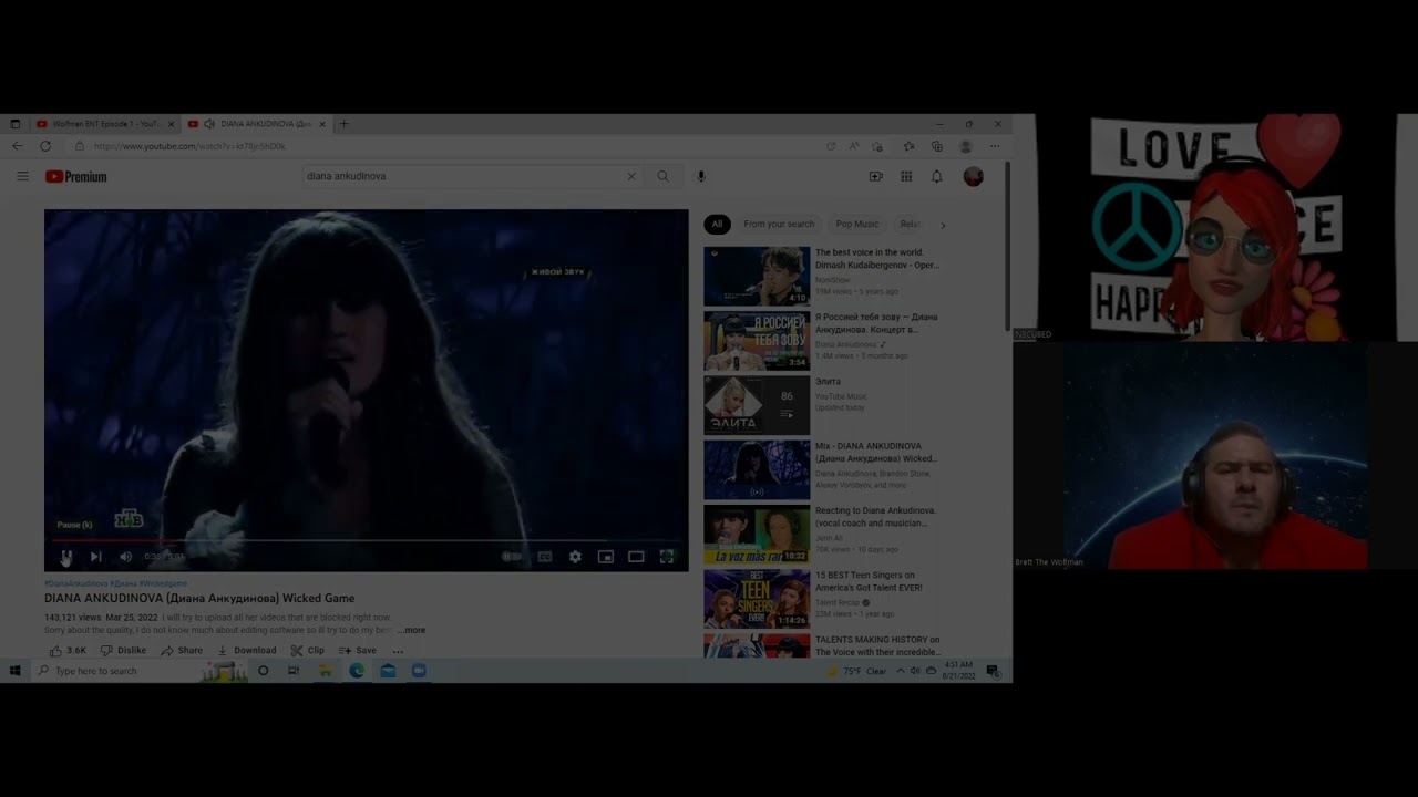 diana ankudinova wicked game reaction BY BRETT DOUGLAS AND N3CUBED