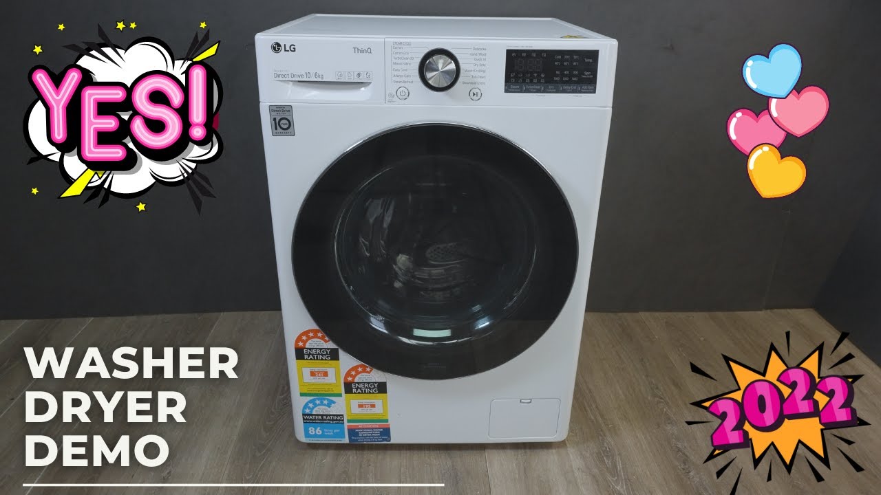 Обзор стиральной машины LG с сушилкой: как пользоваться, новинка 2022 года