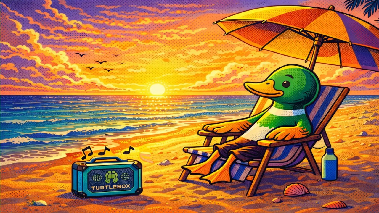1 Hour Beach Vibes 🌅 Lofi House Beats for Study, Focus & Productivity