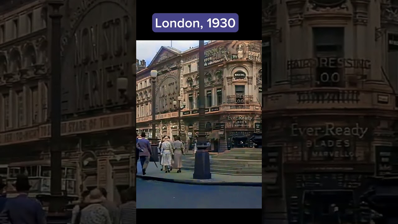 London, 1930s 🤯 #shorts #history #oldfootage