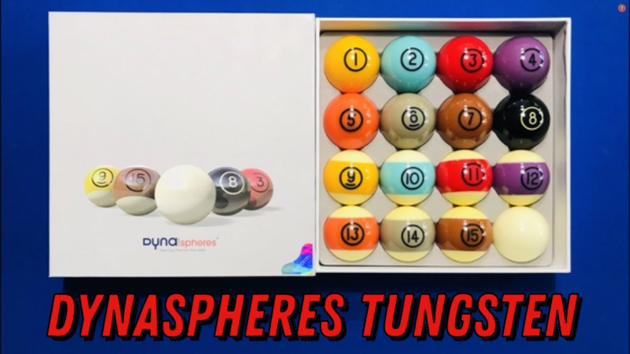 DYNASPHERES TUNGSTEN Pool Ball Set