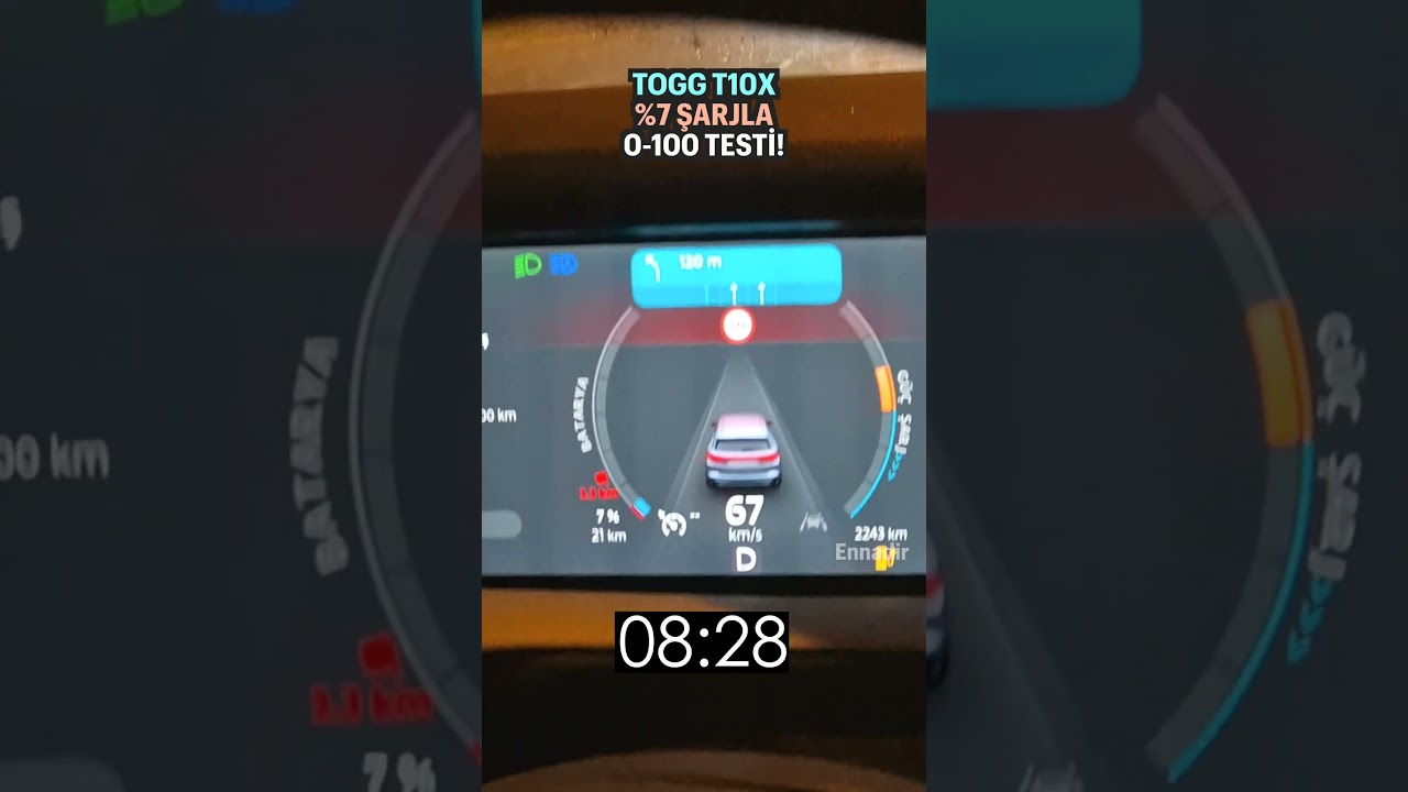 TOGG T10X'le &Ccedil;ok D&uuml;ş&uuml;k Şarjla 0-100!