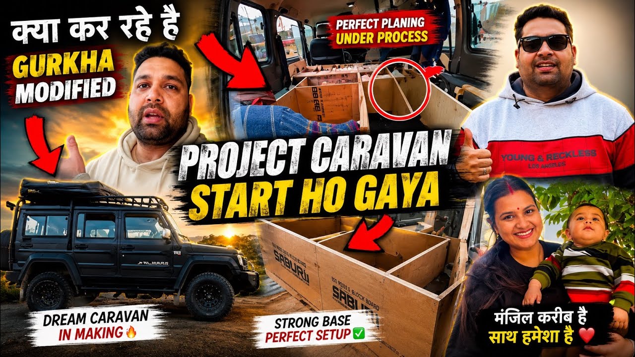 &ldquo;Project Caravan Start Ho Gaya 😱 | Gurkha Ko बनायेंगे Home on Wheels&rdquo;😍@HimalayanMusafirVlogs 
