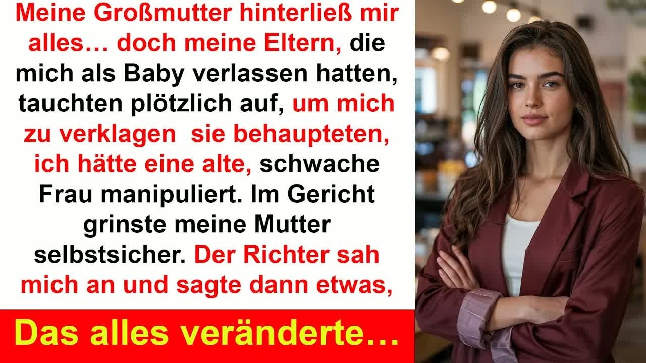 Sie verließ mir alles doch als meine Eltern zurückkehrten, enthüllte der Richter die Wahrheit…