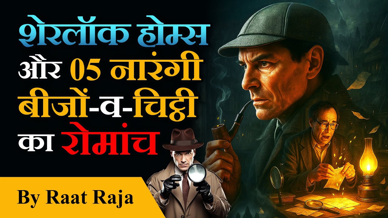 Sherlock Holmes - The Five Orange Pips | Detective Story in Hindi | Raat Raja