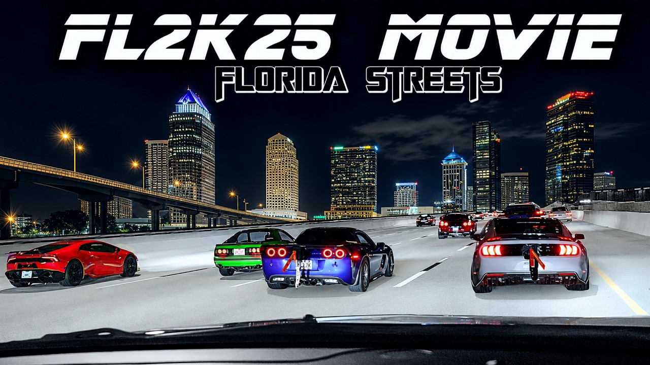 FL2K25 Movie - Some of the Best Street Action in Florida! (1,000hp + Cops!)