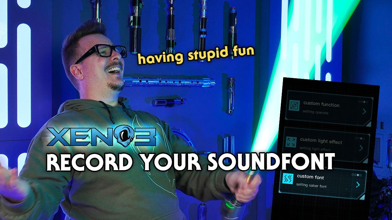 Soundfont customizer - XENO3 Lightsabers massive update - #xenopixel #lightsaber #neopixel