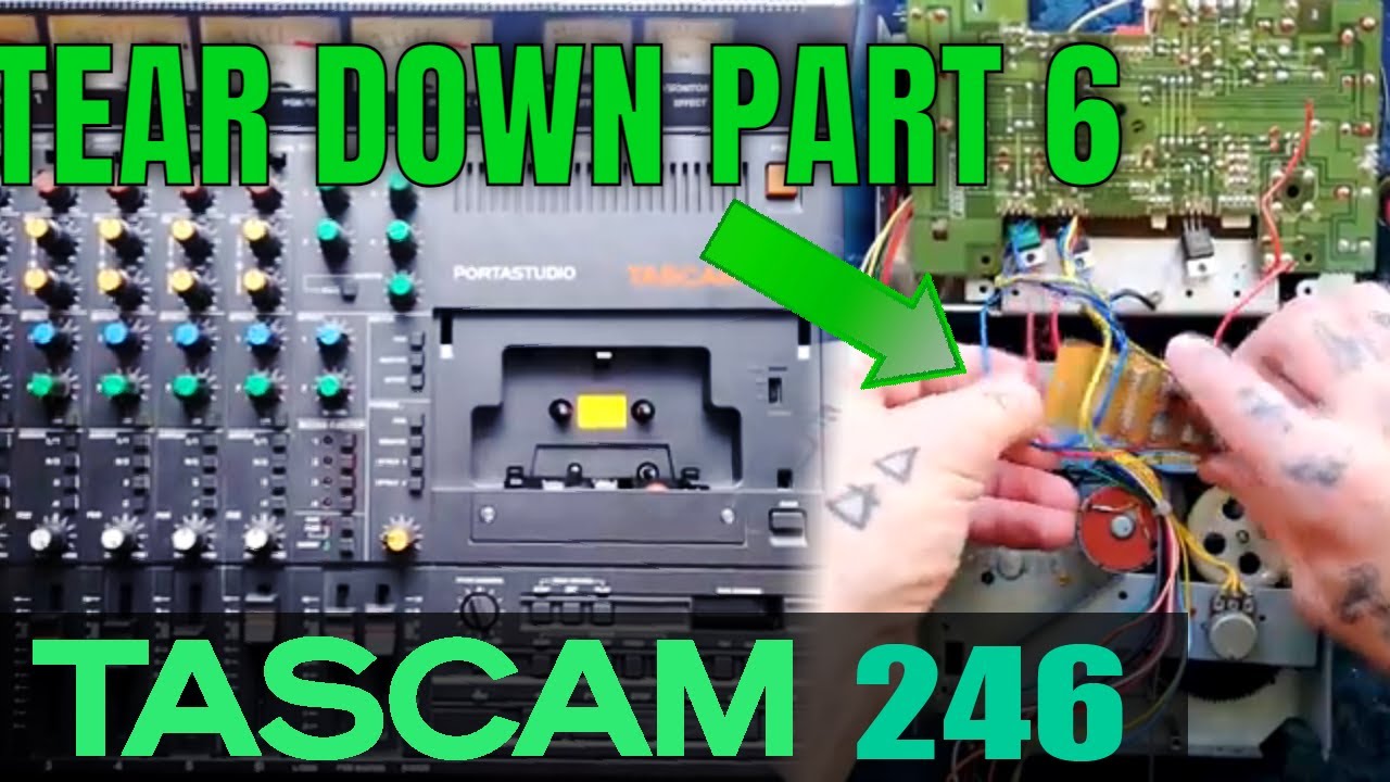 Tascam Portastudio 246 | 6 | Linear power supply | Fuses | Transformer |