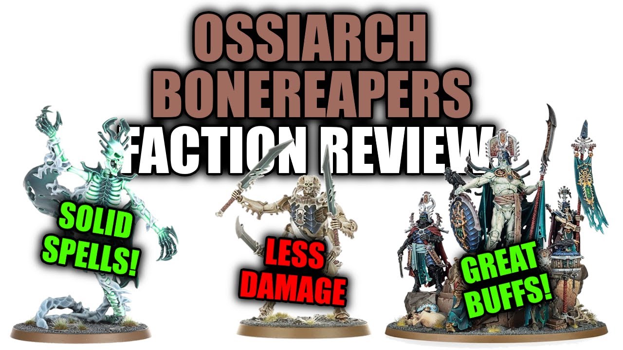 Обзор полного набора фракций Ossiarch Bonereapers! │ Warhammer Age of Sigmar 4th Edition