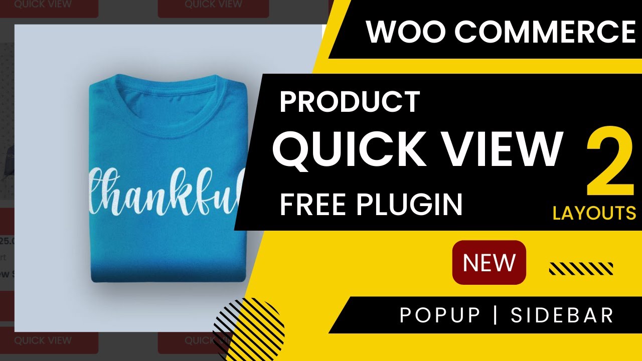 Бесплатный плагин для быстрого просмотра WooCommerce | Быстрый просмотр товаров в WooCommerce