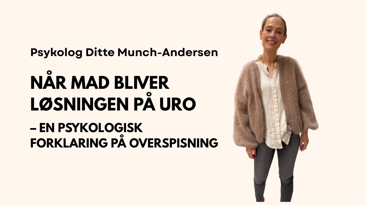 For mange kvinder handler overspisning ikke om mad.Det handler om lettelse.