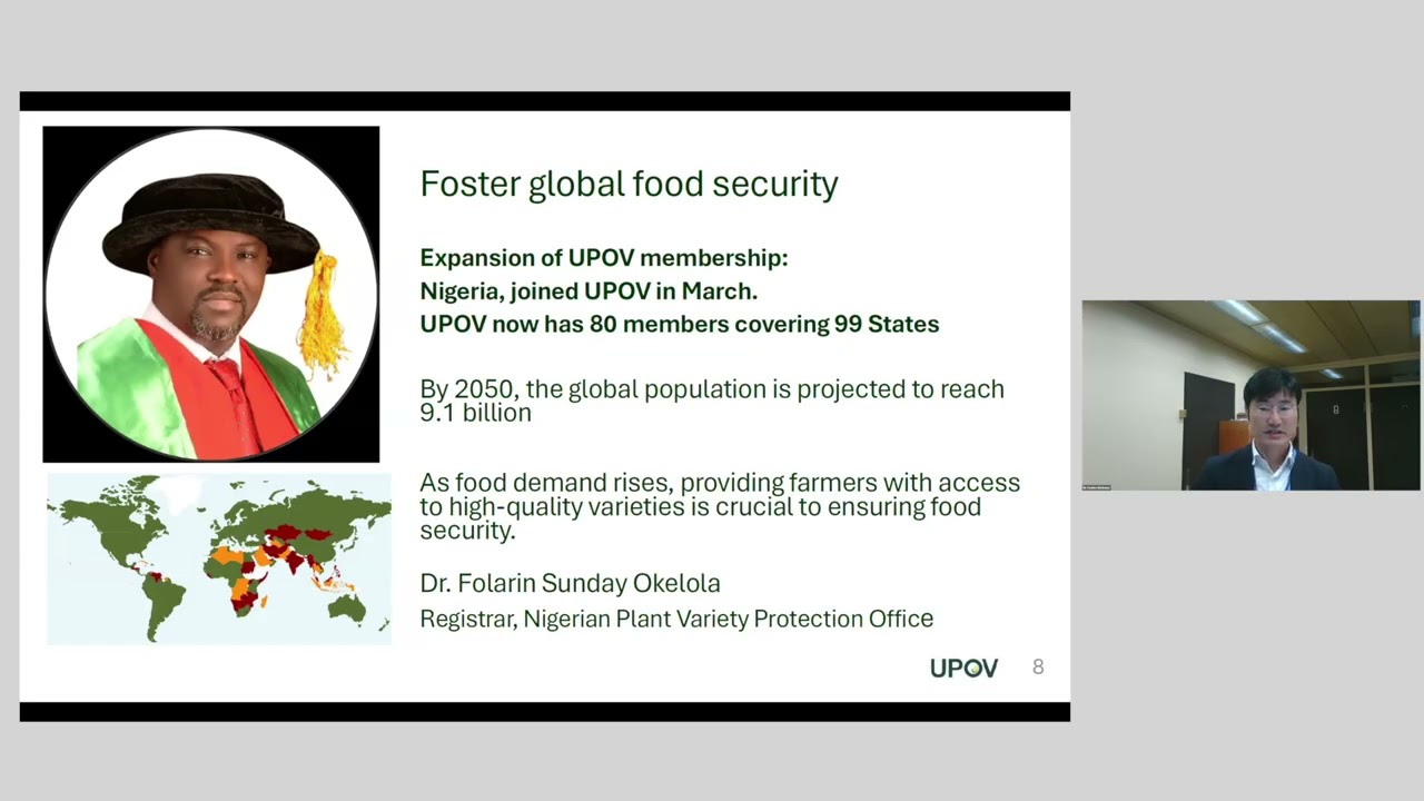 IP Key SEA – Benefits of UPOV System Including Digitalization and DUS Cooperation