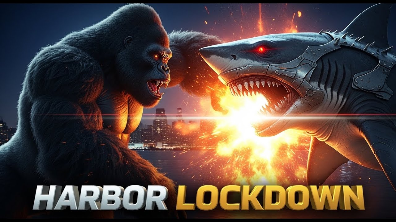 KING KONG & CAPTAIN vs THE STEELJAW MEGALODON | Underwater War