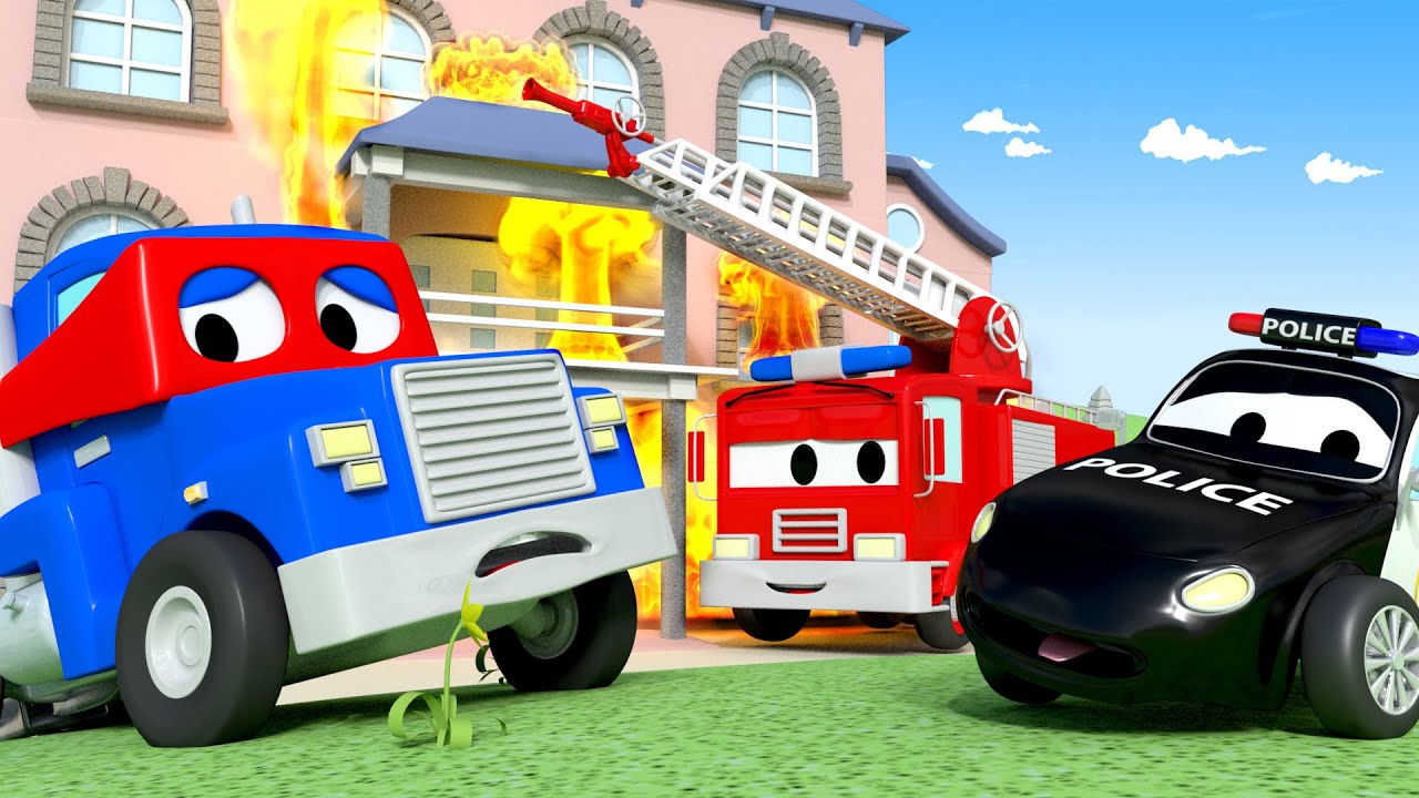 Supertruck needs help - A Super Patrulha na Cidade do Carro | Desenhos animados para crianças