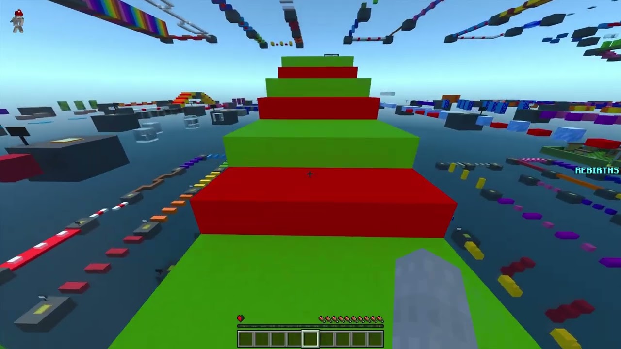 Minecraft Map: Bedrock Edition 71 ( Easy Parkour )