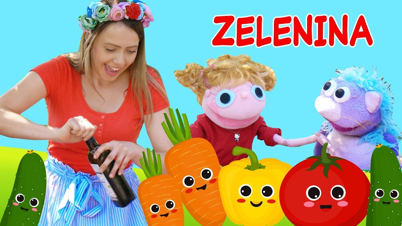 Zelenina pre deti - učíme sa s deťmi zeleninu | Robíme si šalát | Hanička a Murko