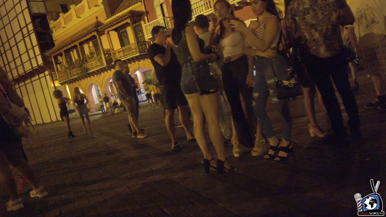 Cartagena Colombia P.5  Clock Tower Nightlife #cartagenacolombia #clocktower #nightlife #walledcity